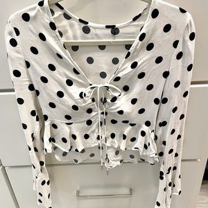 Polka dot top